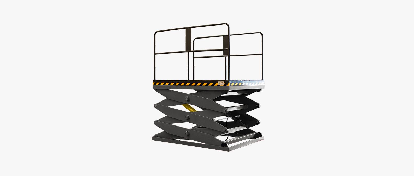 Tecnorampa - Triple Mechanism Scissor Load Elevator